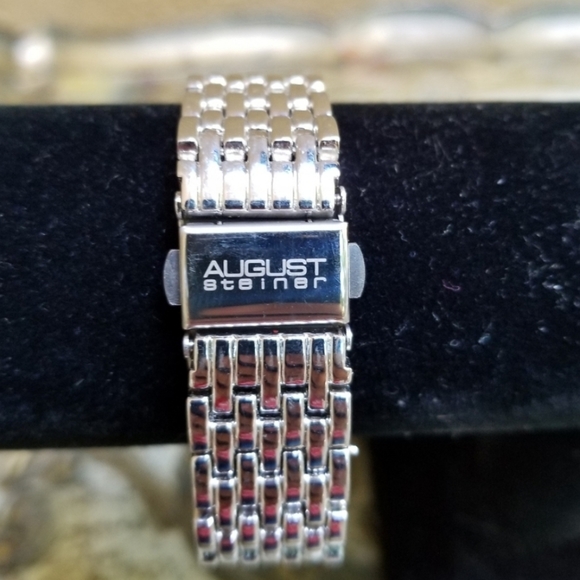 AUGUST STEINER SILVER TONE WOMEN'S WATCH AS8027SS - Picture 4 of 4